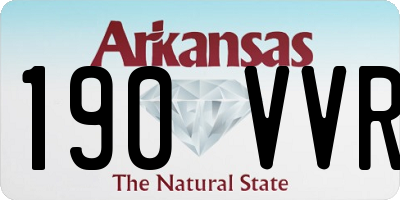 AR license plate 190VVR