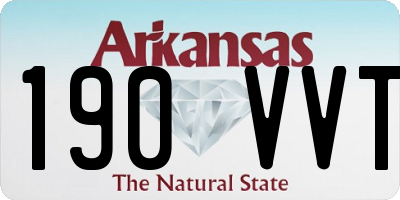 AR license plate 190VVT