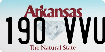 AR license plate 190VVU