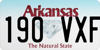 AR license plate 190VXF