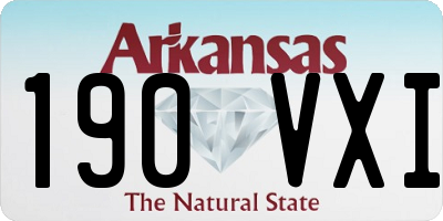 AR license plate 190VXI