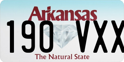 AR license plate 190VXX