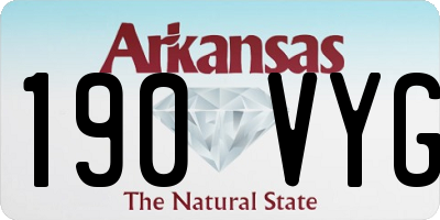 AR license plate 190VYG