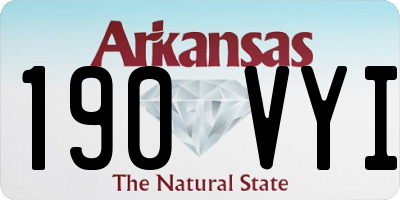 AR license plate 190VYI