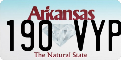 AR license plate 190VYP