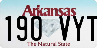 AR license plate 190VYT