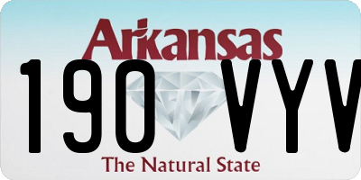 AR license plate 190VYV