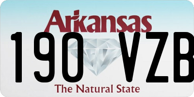 AR license plate 190VZB