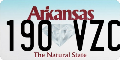 AR license plate 190VZC