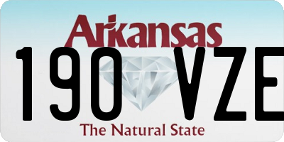 AR license plate 190VZE