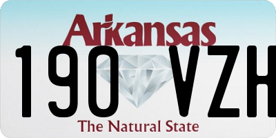 AR license plate 190VZH