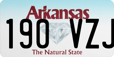 AR license plate 190VZJ