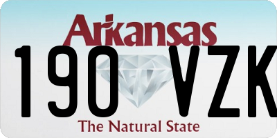 AR license plate 190VZK