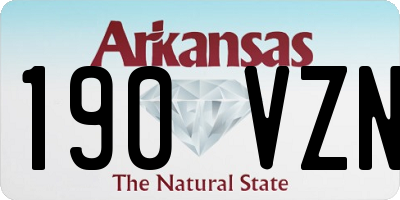 AR license plate 190VZN