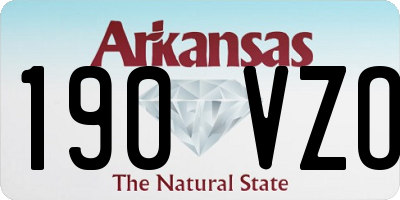 AR license plate 190VZO