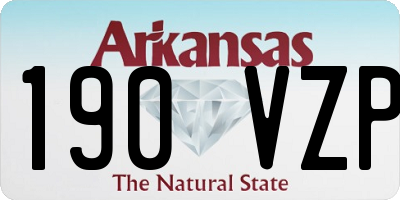 AR license plate 190VZP