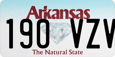 AR license plate 190VZV