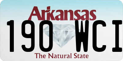 AR license plate 190WCI