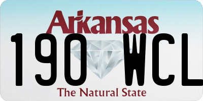 AR license plate 190WCL