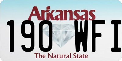 AR license plate 190WFI