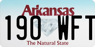 AR license plate 190WFT