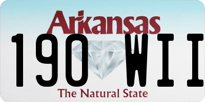AR license plate 190WII