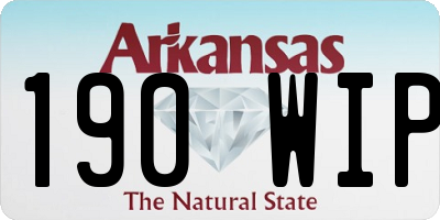AR license plate 190WIP