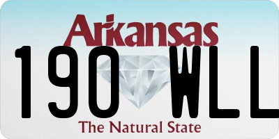 AR license plate 190WLL