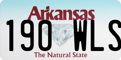 AR license plate 190WLS