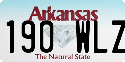 AR license plate 190WLZ