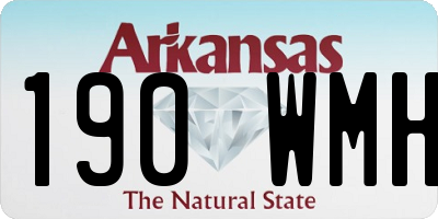 AR license plate 190WMH