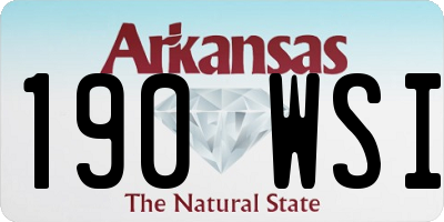 AR license plate 190WSI
