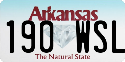 AR license plate 190WSL