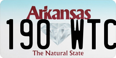 AR license plate 190WTC