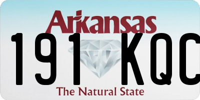AR license plate 191KQC