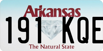 AR license plate 191KQE