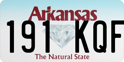 AR license plate 191KQF