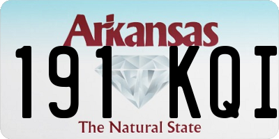 AR license plate 191KQI