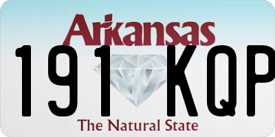 AR license plate 191KQP