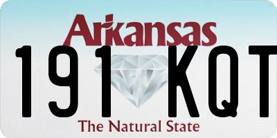 AR license plate 191KQT