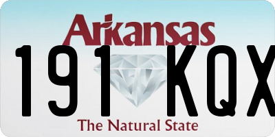 AR license plate 191KQX