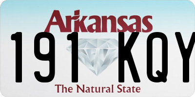 AR license plate 191KQY