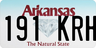 AR license plate 191KRH