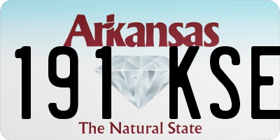 AR license plate 191KSE