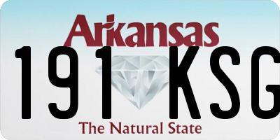 AR license plate 191KSG