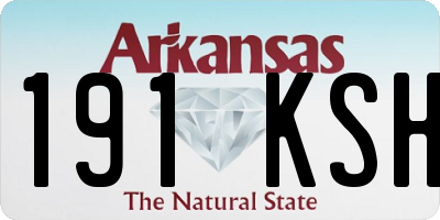 AR license plate 191KSH