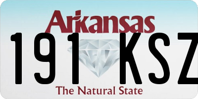AR license plate 191KSZ