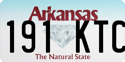 AR license plate 191KTC