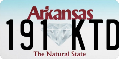 AR license plate 191KTD