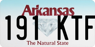 AR license plate 191KTF